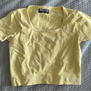 Missguided work out top. Size medium